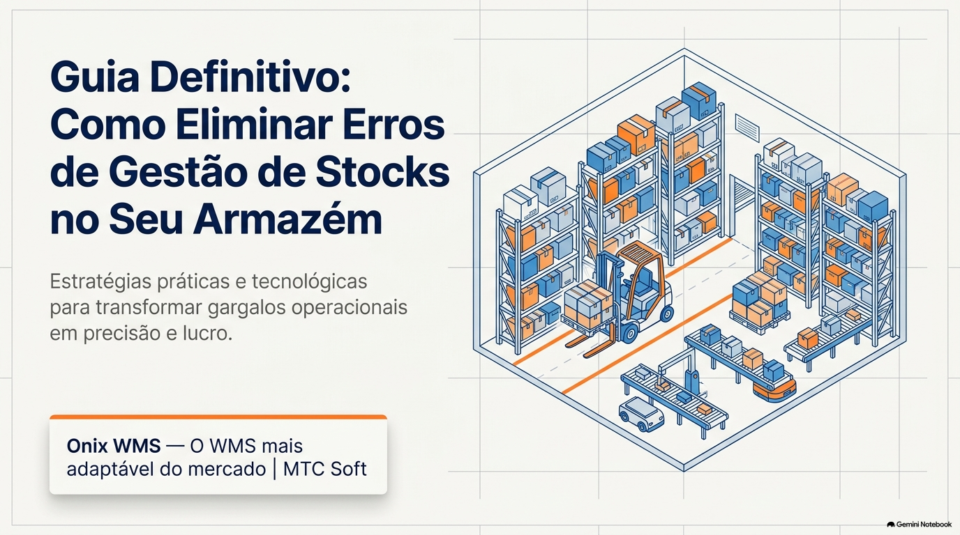 Capa do e-book sobre eliminação de erros de gestão de estoque no armazém